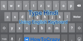 type Hindi using English keyboard