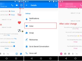 How To Change Chat Colors And The Emoji Shortcut On Facebook Messenger