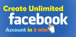 Trick To Make Unlimited Fake Facebook Accounts