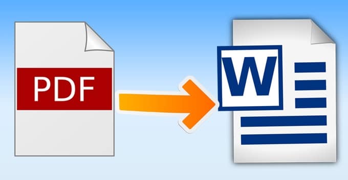 Convert PDF to Word