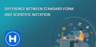 Difference between Standard form and Scientific notation